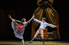 Melissa Hamilton as Mary Vetsera and Matthew Ball as Crown Prince Rudolf in Kenneth MacMillan's Mayerling ©2026 Tristram Kenton