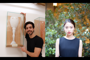 Sergio Méndez Romero a Sawa Shiratsuki. Photo: Private archive.