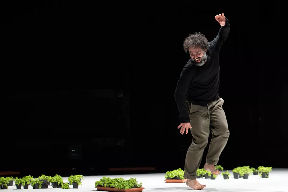 Dance is not for us. Omar Rajeh. Photo Giuseppe Follacchio.