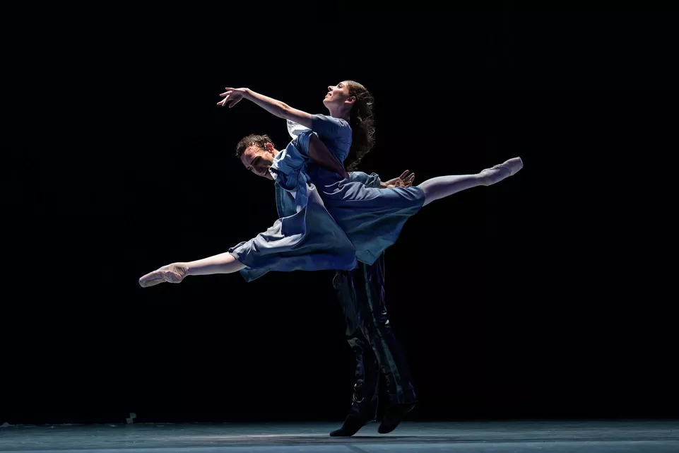 Liliom. Giovanni Rotolo and Alina Nanu, Czech National Ballet. Photo: Serghei Gherciu.