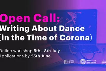 Open call: Writing about dance (in the time of Corona)