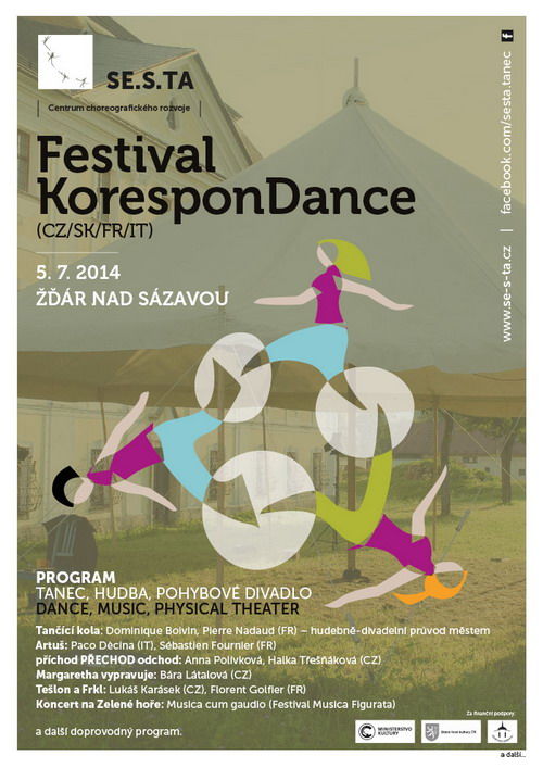 Na festivalu KoresponDance se v červenci roztančí kola
