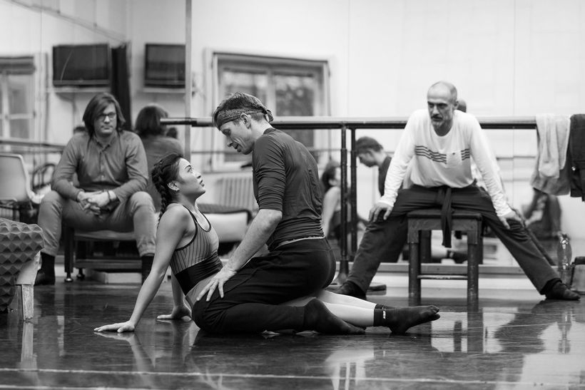 Petr Zuska at the rehearsal of Radio Free Cunning Little Vixen. Photo: Petr Zikmund.