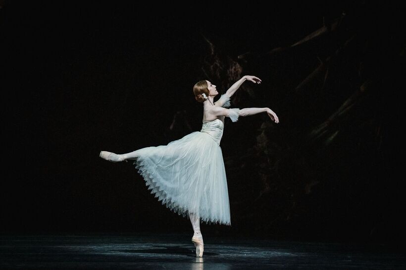 Marianela Nuñez as Giselle in Peter Wright's production of Giselle ©2026 Helen Maybanks
