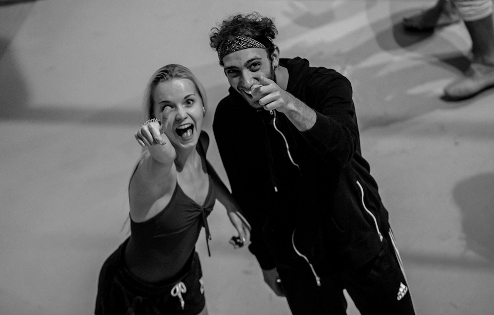 Cornelia Seibold, Giovanni Rotolo. Foto Archiv ND. Cornelia Seibold, Giovanni Rotolo. Photo: Archive NT