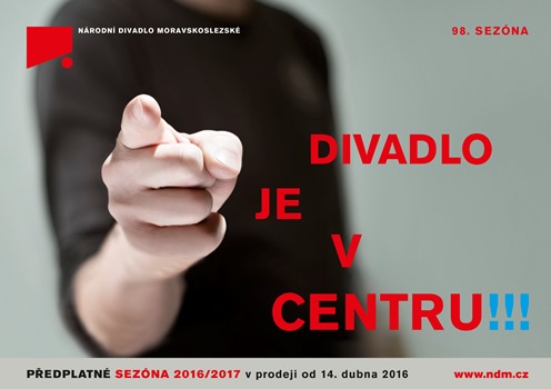 Vizuál NDM 2016/2017, autor: Jiří Šigut