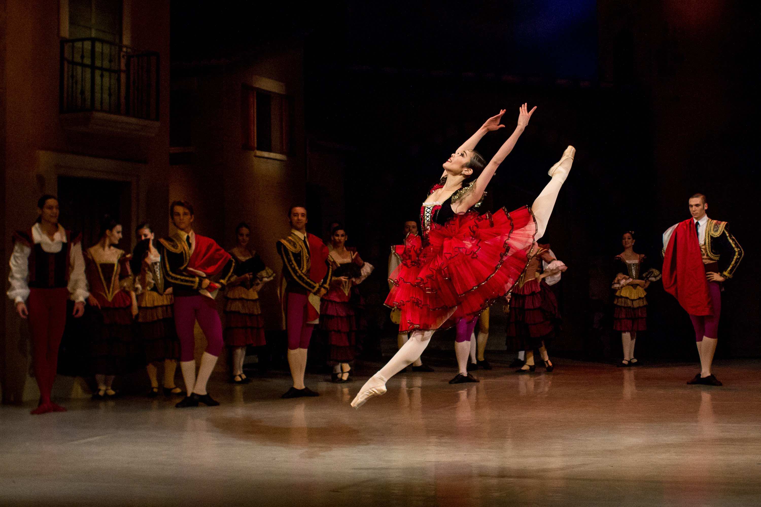 Yui Kyotani v choreografii Don Quijote. Foto Jan Procházka.