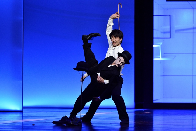 Chaplin - Amelia Waller (Tulák), Koki Nishioka (Chaplin), Foto: Martin Popelář