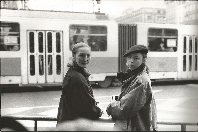 Eva Blažíčková a Jarmila Váchová, 1990. Foto Archiv Duncan Institutu.