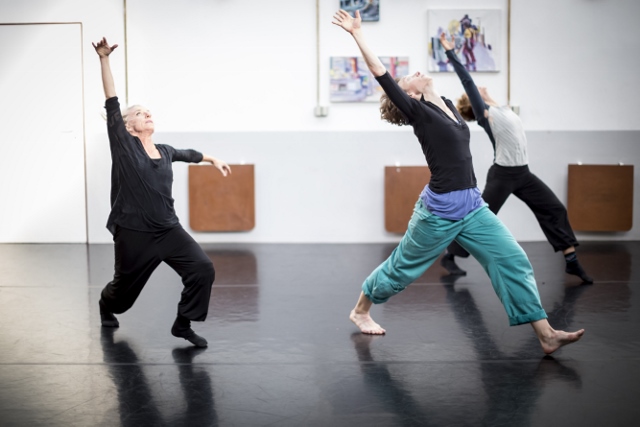 VerTeDance a Charlotta Ofverhom na zkoušce Traces, Foto: Vojta Brtnický